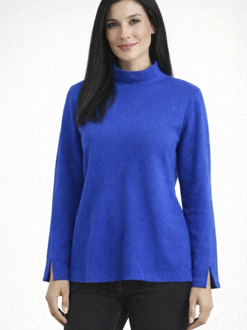J Jill Mock Neck Pullover Sweater